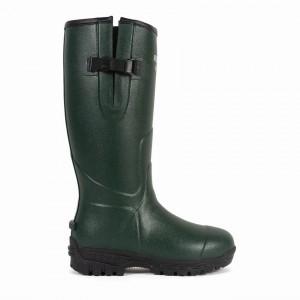 Men's Rockfish Walkabout Tall Side Adjustable 5mm Neoprene Insulated Wellington Boots Dark Green | WPU9540KQ