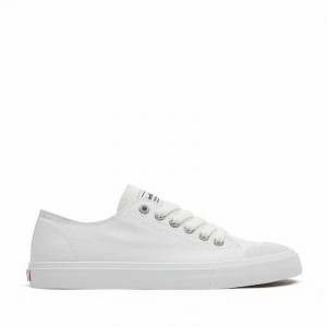 Women's Rockfish Classic 746 Canvas Low-Top Sneakers White | MAY7962MK