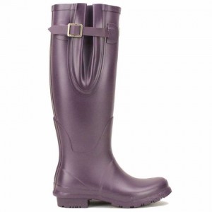 Women's Rockfish Everyday Tall Side Adjustable Wellington Boots Purple | XMA7268AW