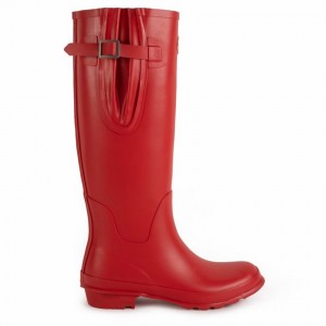 Women's Rockfish Everyday Tall Side Adjustable Wellington Boots Red | ZUR5496ZU