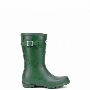 Women's Rockfish Three Quarter Short Wellington Boots Green | DFI5518MO