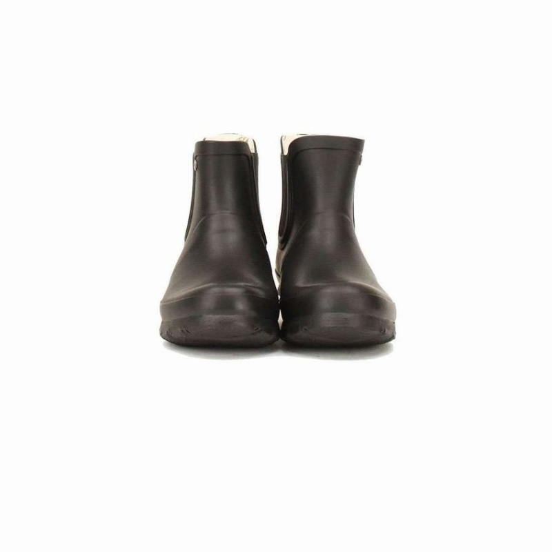 Men's Rockfish Chelsea Ankle Wellington Boots Black Brown | FFL4093GF