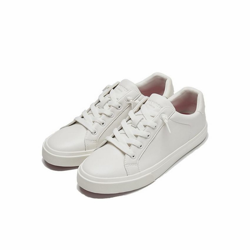 Women's Rockfish 775 Classic Microfibre Trainers Low-Top Sneakers White | NZA303NW