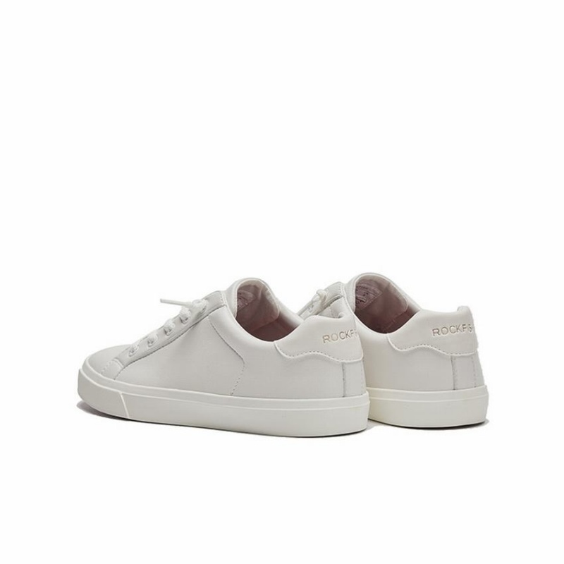 Women's Rockfish 775 Classic Microfibre Trainers Low-Top Sneakers White | NZA303NW