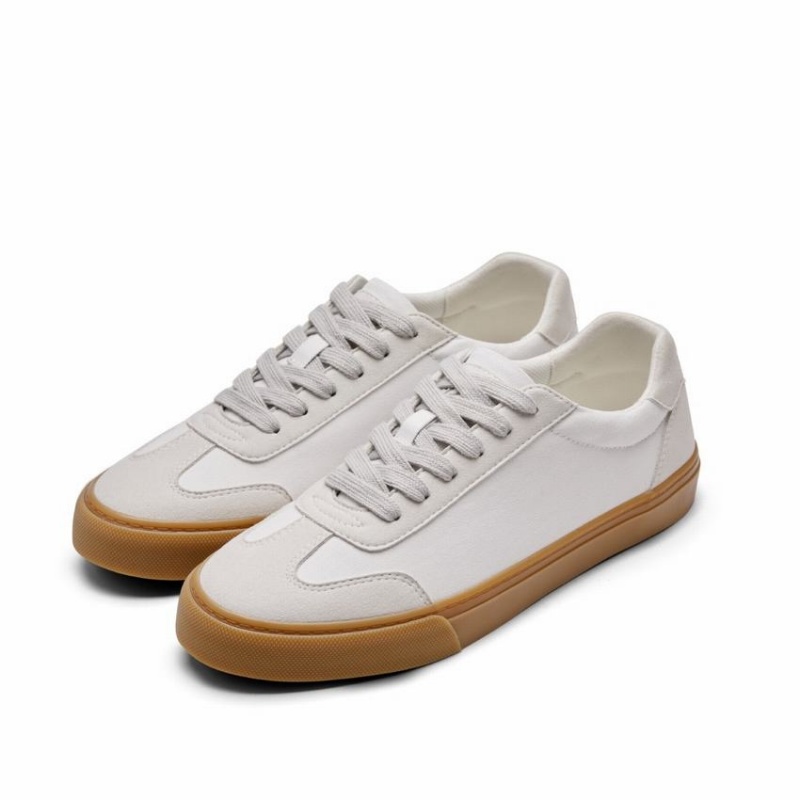 Women's Rockfish 901 Dwr German Army Trainer Canvas Low-Top Sneakers White | RUA3943TL