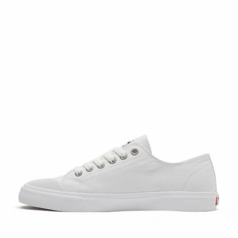 Women's Rockfish Classic 746 Canvas Low-Top Sneakers White | MAY7962MK