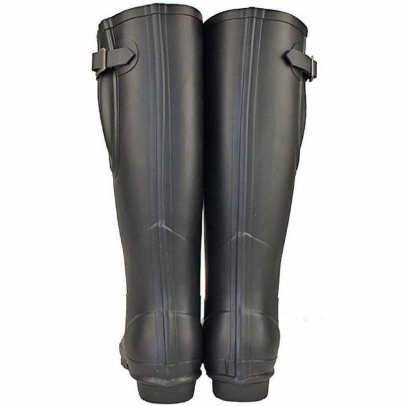 Women's Rockfish Everyday Tall Side Adjustable Wellington Boots Black | KAN897YI