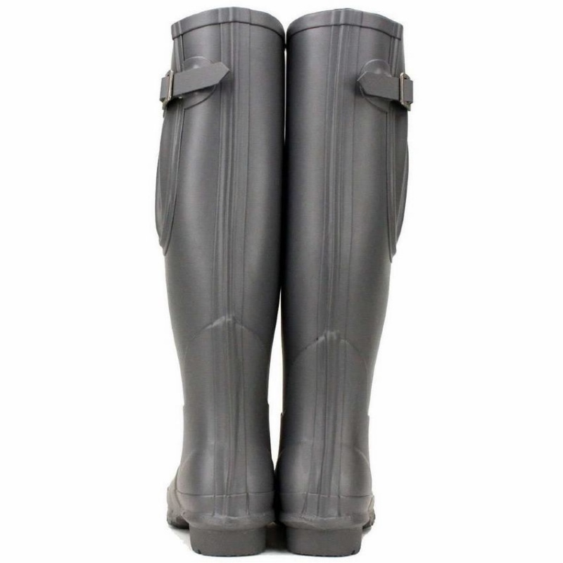 Women's Rockfish Everyday Tall Side Adjustable Wellington Boots Grey | LUI4712YC