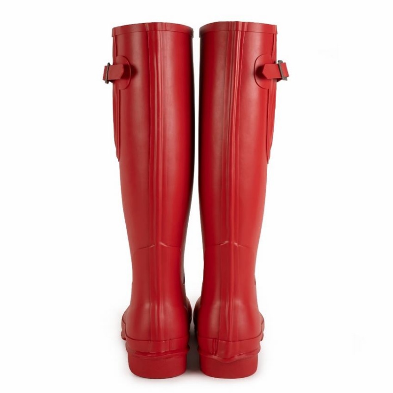 Women's Rockfish Everyday Tall Side Adjustable Wellington Boots Red | ZUR5496ZU