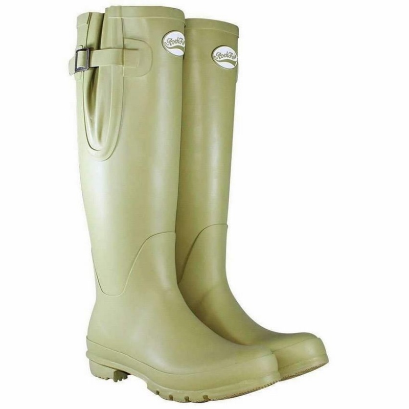 Women's Rockfish Everyday Tall Side Adjustable Wellington Boots Light Green | LWM8684QC