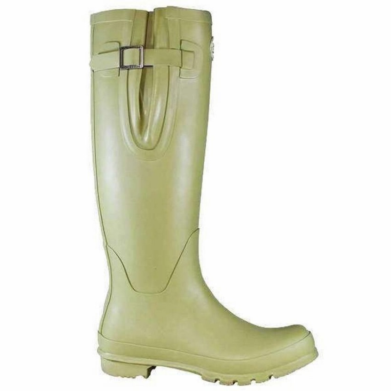 Women\'s Rockfish Everyday Tall Side Adjustable Wellington Boots Light Green | LWM8684QC