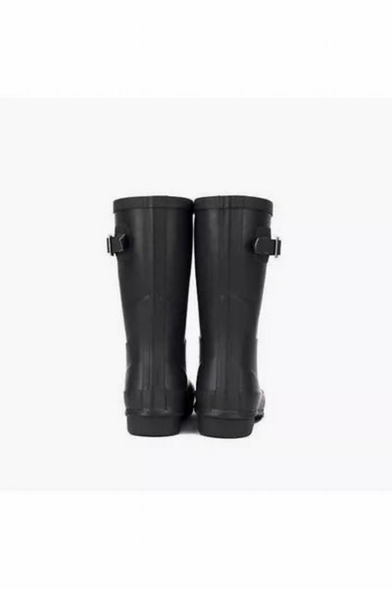 Women's Rockfish Three Quarter Short Wellington Boots Black | XQU8911XR